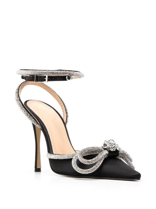 Black silk crystal pump MACH & MACH | FW20-0235BLACK